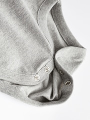 Grey Baby Collar Bodysuits 2 Pack - Image 9 of 9