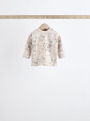 Monochrome Long Sleeve Baby T-Shirts 4 Pack - Image 4 of 13