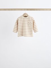 Monochrome Long Sleeve Baby T-Shirts 4 Pack - Image 7 of 13