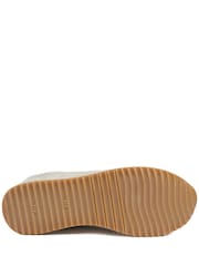 Jones Bootmaker Natural Alenya Suede Leather Lace Up Trainers - Image 5 of 5