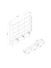 Cream Malvern Superwide Shelf - Image 9 of 9
