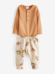 Orange Baby Top and Leggings 2 Piece Set - Image 3 of 5