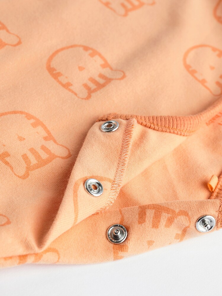 Orange Tiger Baby T-Shirt and Shorts 2 Piece Set - Image 9 of 9