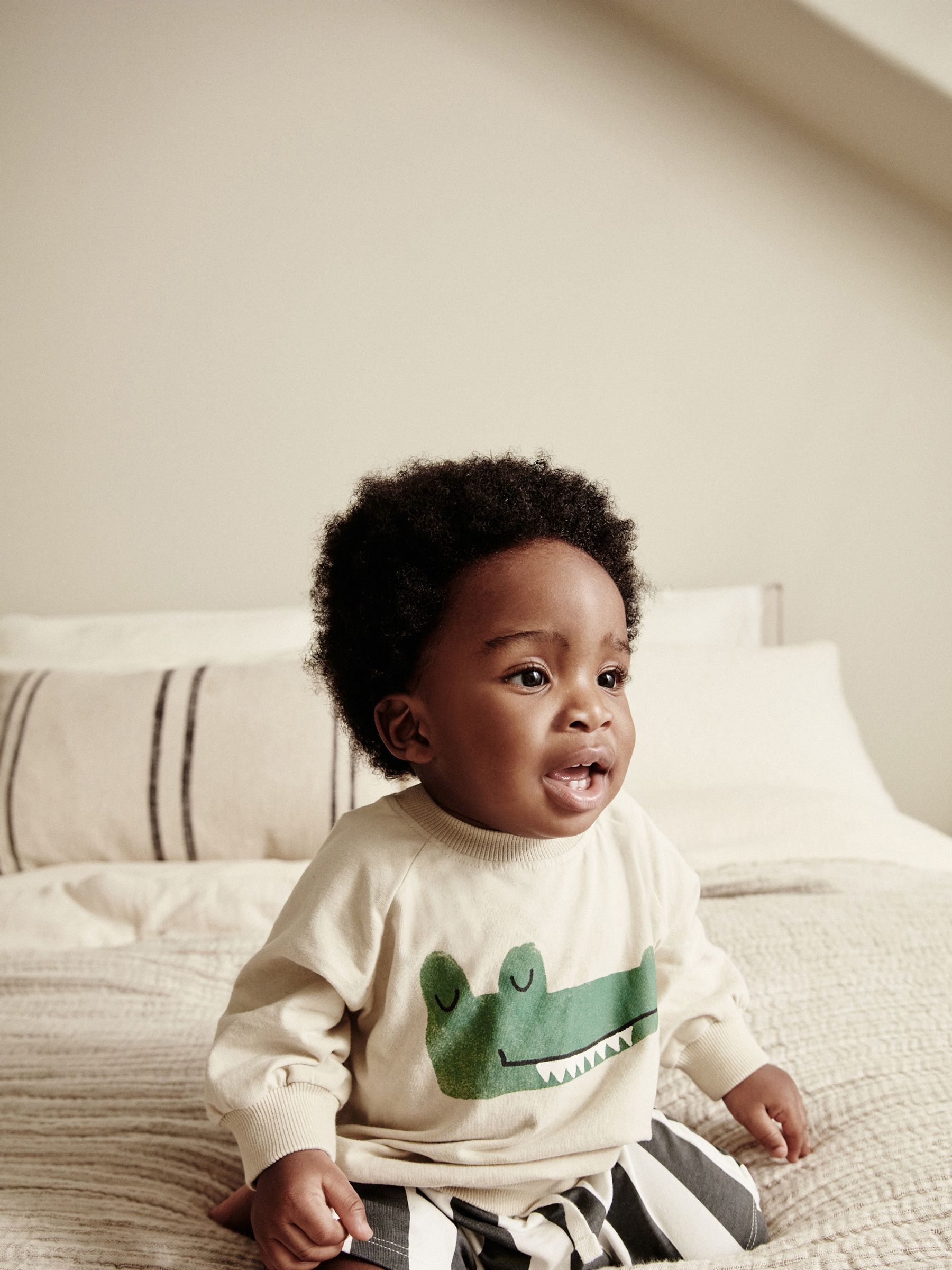 Buy Monochrome Baby T-Shirt and Shorts 2 Piece Set from Next Luxembourg