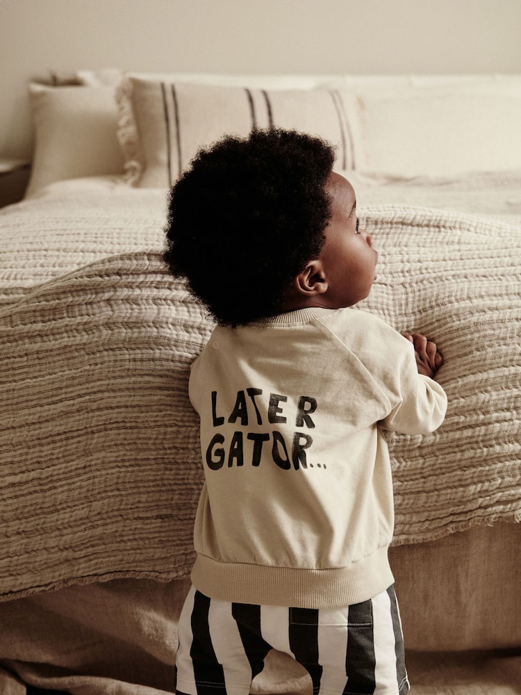 Monochrome Baby T-Shirt and Shorts 2 Piece Set - Image 12 of 12