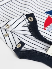 Red/Blue Nautical Baby T-Shirt And Shorts 2 Piece Set - Image 10 of 11