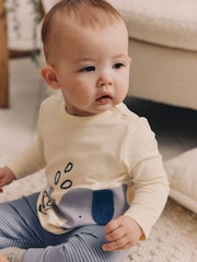 Blue Elephant Baby Top And Leggings Set - Image 3 of 11