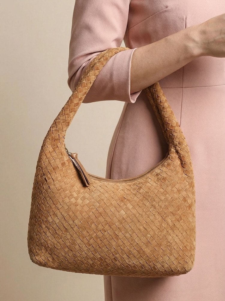 Jones Bootmaker Brown Waverely Leather Shoulder Bag - Image 1 of 5