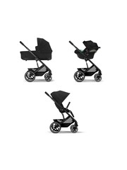 Cybex Moon Black Balios S Lux Moon Black Pushchair - Image 4 of 4
