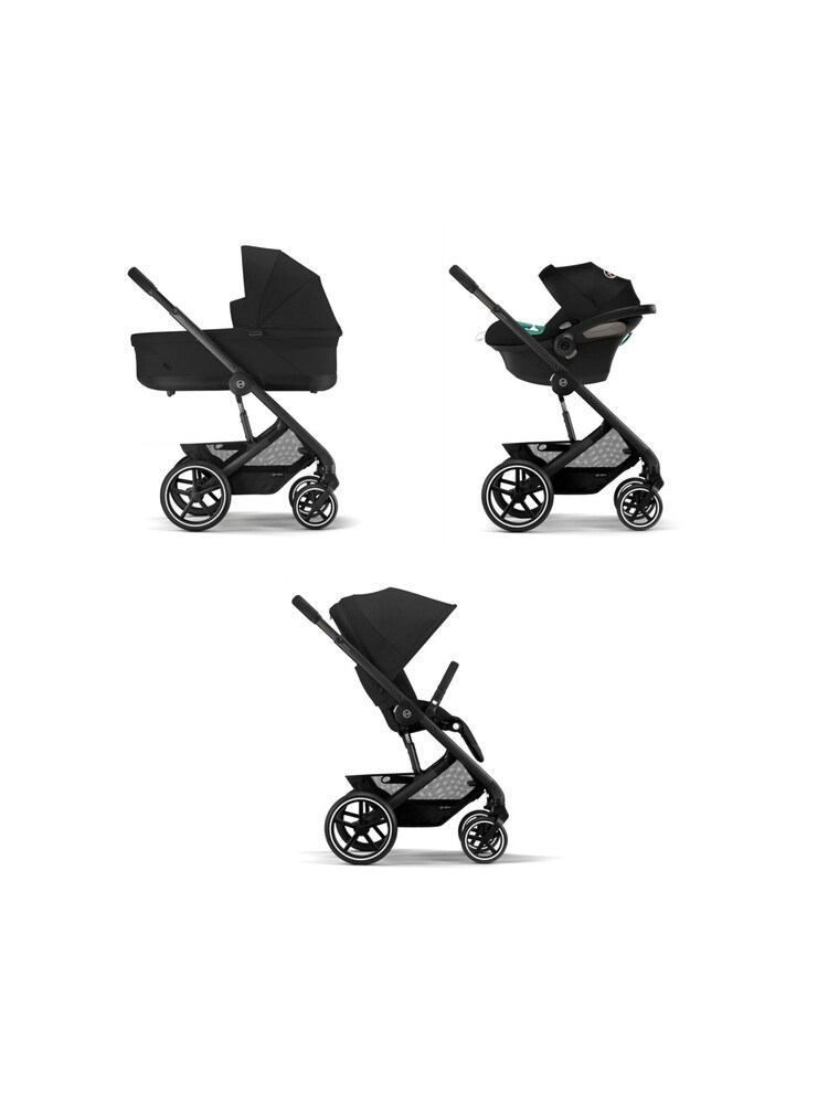 Cybex Moon Black Balios S Lux Moon Black Pushchair - Image 4 of 4