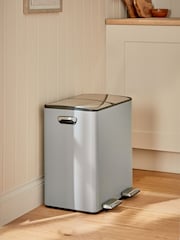 40L 3 compartment Recycling Soft Close Pedal Bin - Imagen 1 de 5
