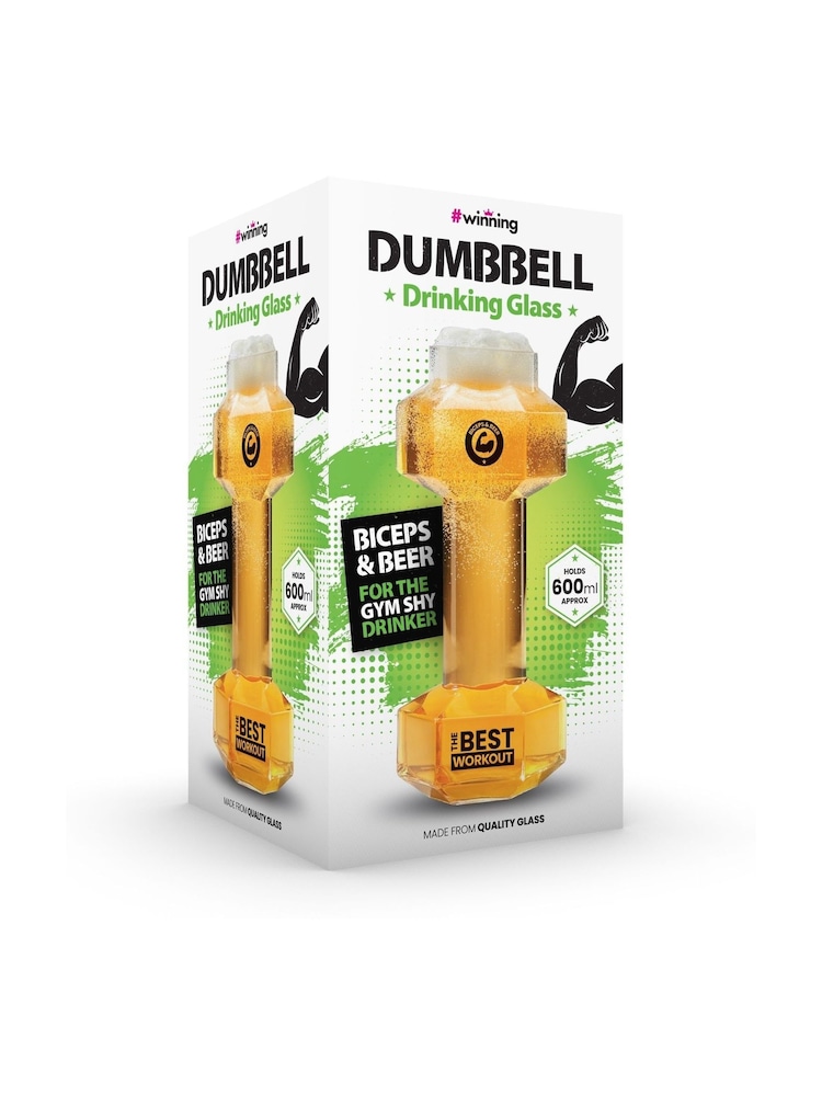 MenKind Lifting Dumbbell Beer Glass - Image 4 of 4