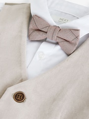Neutral Waistcoat, Shirt and Bowtie Set (3mths-9yrs) - Image 8 of 9