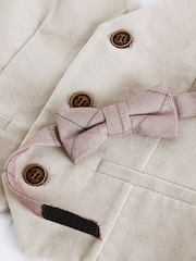 Neutral Waistcoat, Shirt and Bowtie Set (3mths-9yrs) - Image 9 of 9