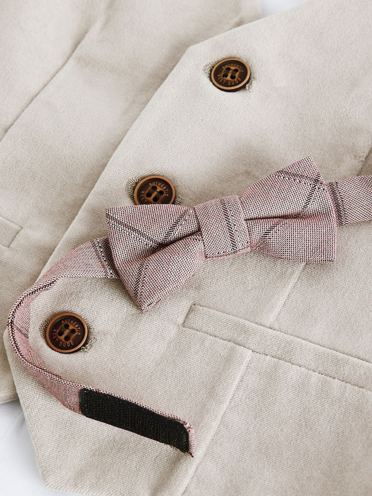 Neutral Waistcoat, Shirt and Bowtie Set (3mths-9yrs) - Image 9 of 9