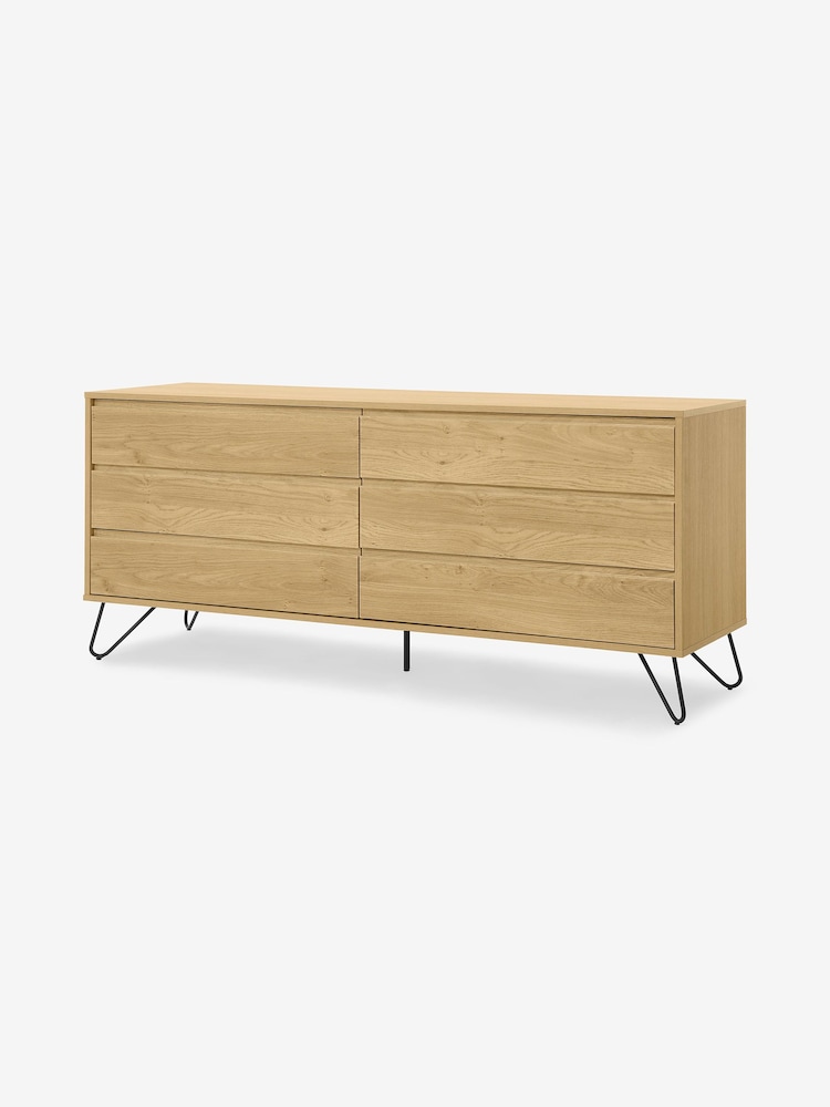 MADE.COM Wood Wide Elona Chest of Drawers - Image 1 of 8