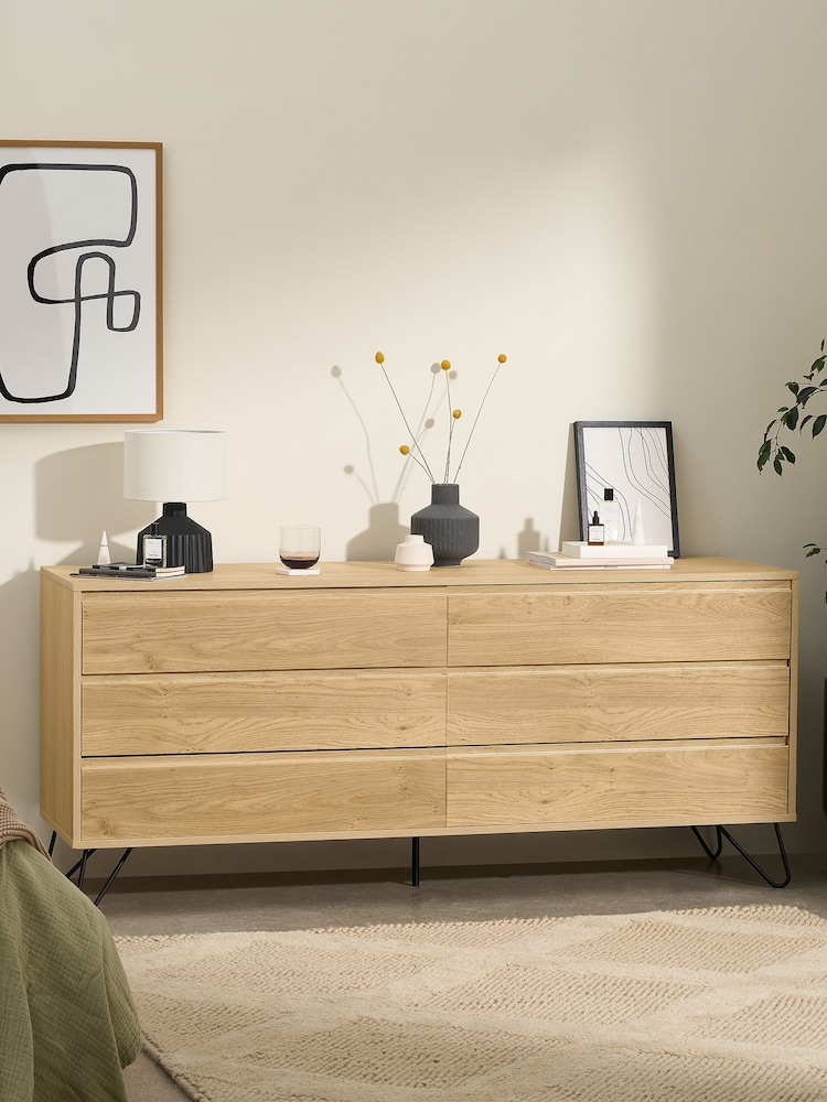 MADE.COM Wood Wide Elona Chest of Drawers - Image 2 of 8