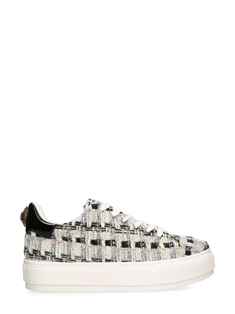 Kurt Geiger London Laney Eagle CreamTrainers - Image 1 of 5 Kurt Geiger London Laney Eagle CreamTrainers - Image 1 of 5