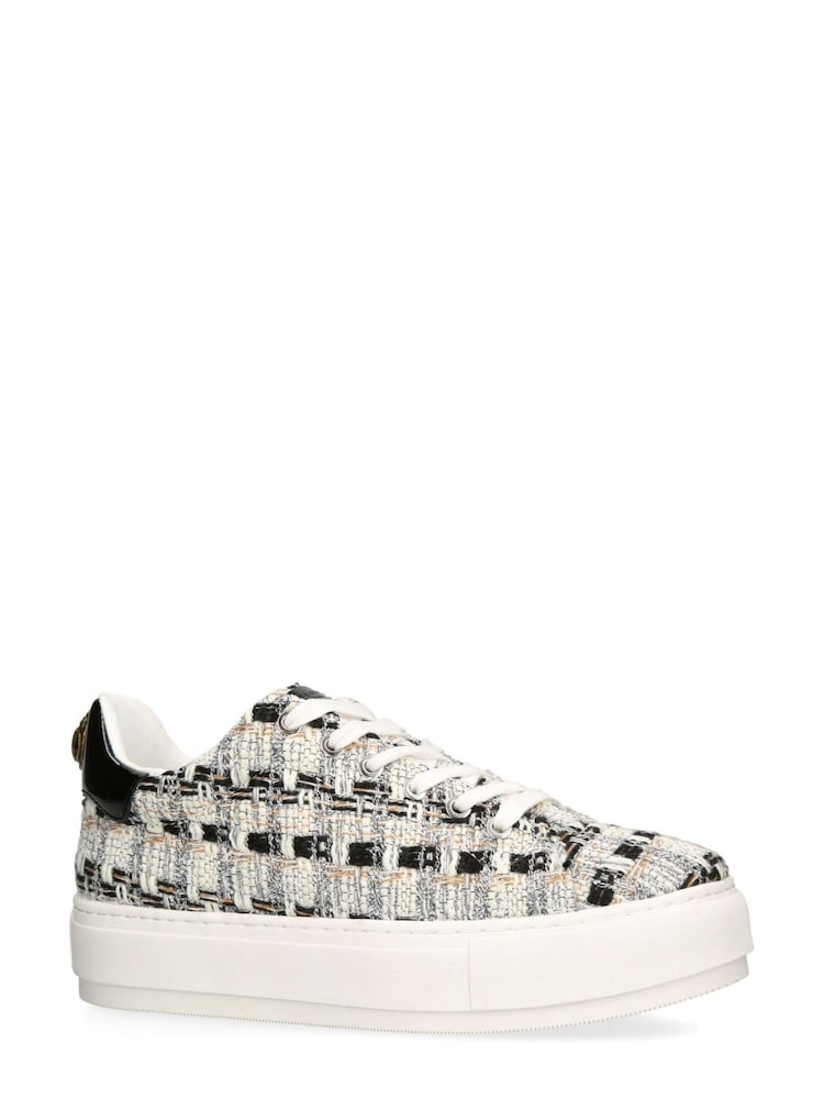 Kurt Geiger London Laney Eagle CreamTrainers - Image 2 of 5 Kurt Geiger London Laney Eagle CreamTrainers - Image 2 of 5