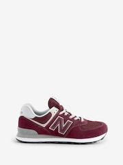 Красный/белый - Тренажеры New Balance Mens 574 - Image 1 of 10