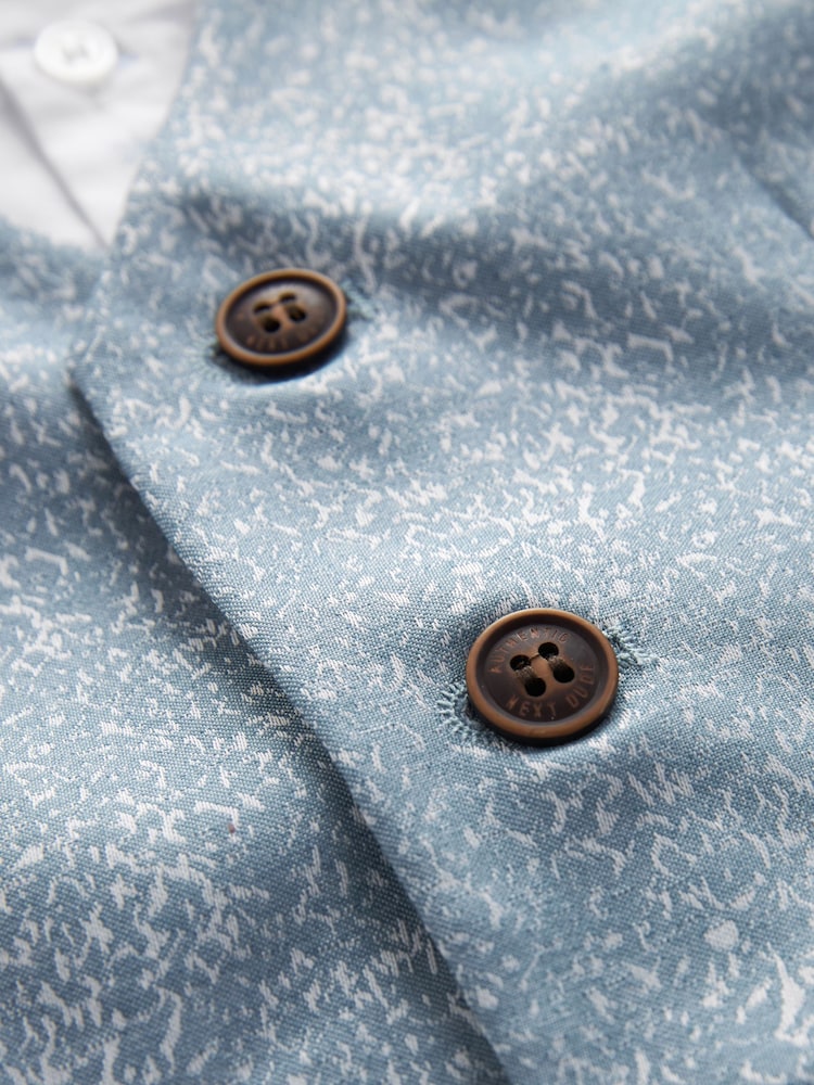 Blue Opulent Waistcoat, Shirt, Short & Bow Tie Set (3mths-9yrs) - Image 9 of 9