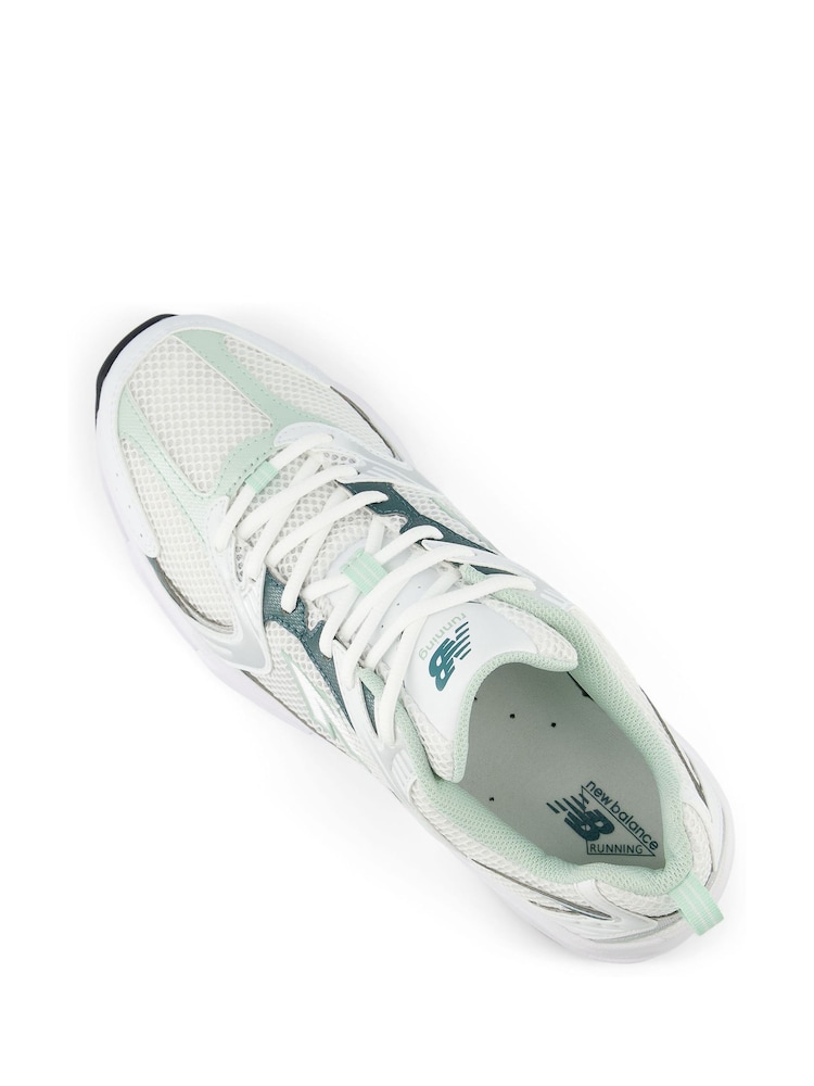 Biało-zielony - Damskie buty sportowe New Balance 530 - Image 8 of 10