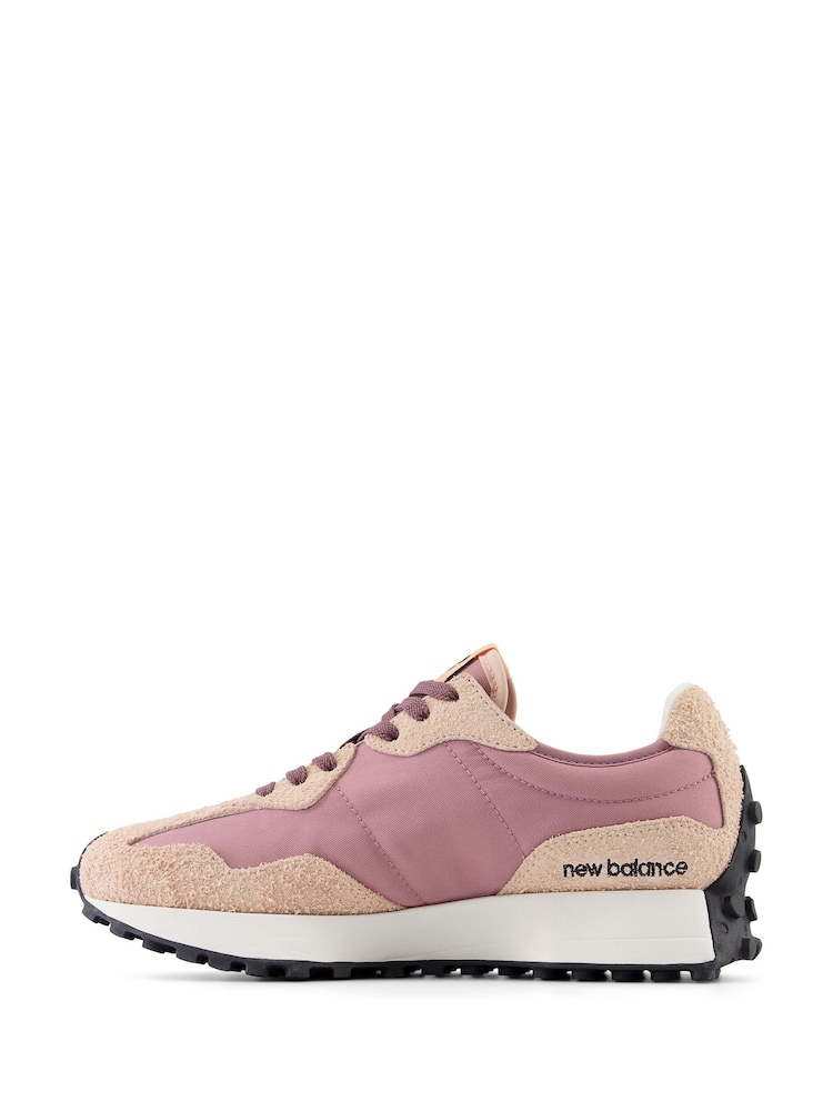 New Balance Tan/Ecru Womens 327 Trainers - Image 2 of 6
