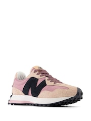New Balance Tan/Ecru Womens 327 Trainers - Image 3 of 6