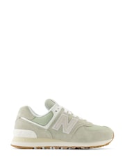 New Balance Sage Green Womens 574 Trainers - Image 1 of 6