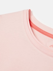 Joules Holly Pink Long Sleeve Crew Neck T-Shirt - Image 8 of 8