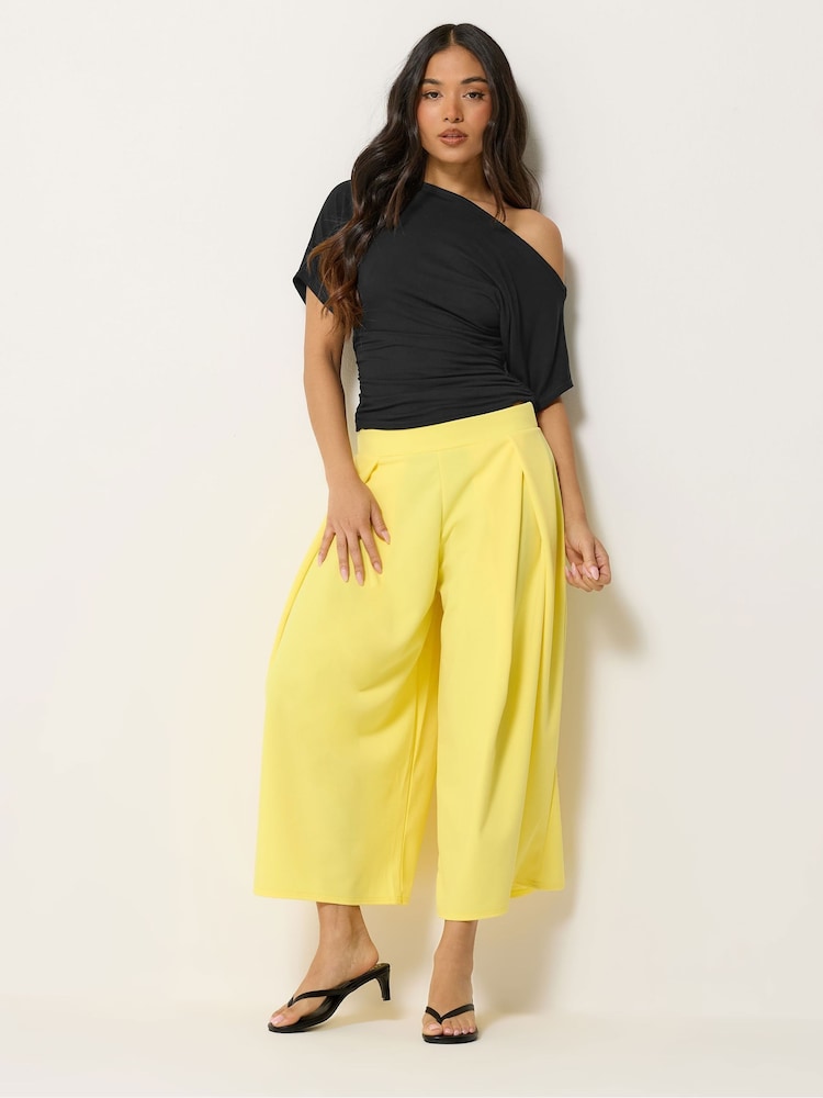 PixieGirl Petite Black Slash Neck Top - Image 2 of 5 PixieGirl Petite Black Slash Neck Top - Image 2 of 5