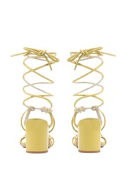 Jones Bootmaker Green Liezel Gladiator Roped Heels - Image 6 of 8