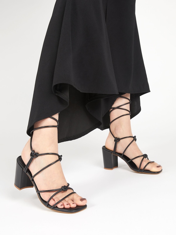Jones Bootmaker Liezel Gladiator Roped Heels - Image 1 of 6