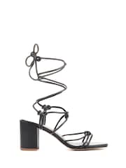 Jones Bootmaker Liezel Gladiator Roped Heels - Image 2 of 6