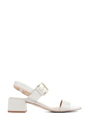 Weiß - Jones Bootmaker Kassidy Single Strap Heels - Bild 2 von 6