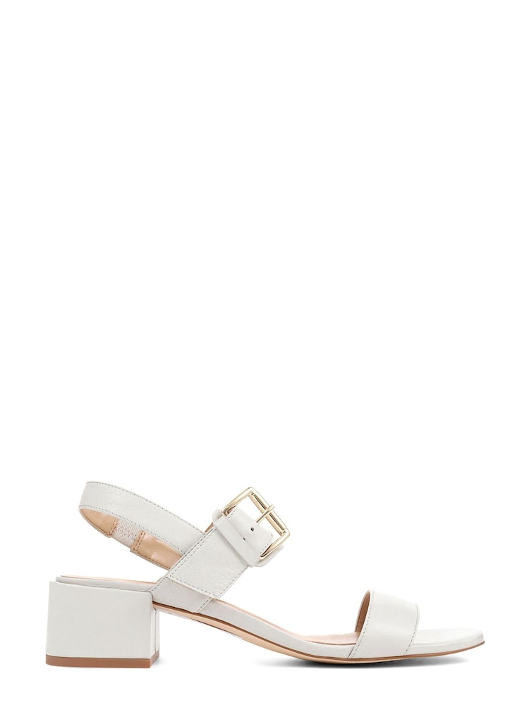 Weiß - Jones Bootmaker Kassidy Single Strap Heels - Bild 2 von 6