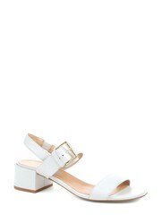 Weiß - Jones Bootmaker Kassidy Single Strap Heels - Bild 3 von 6