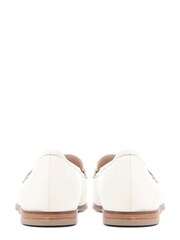Jones Bootmaker Cream Loren Leather Snaffle Loafers - Image 3 of 5