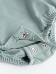 Blue/Neutral Jersey Bloomer Baby Rompers 2 Pack - Image 5 of 7