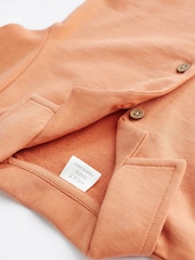 Grün/Orange - Strampelanzüge mit Kragen aus 100 % Baumwolljersey im 2 er-Pack - Bild 5 von 7