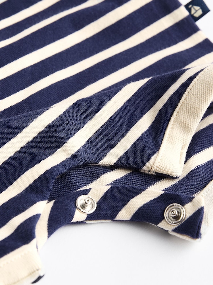Blue/Red Boat Jersey Baby Rompers 2 Pack - Image 9 of 9
