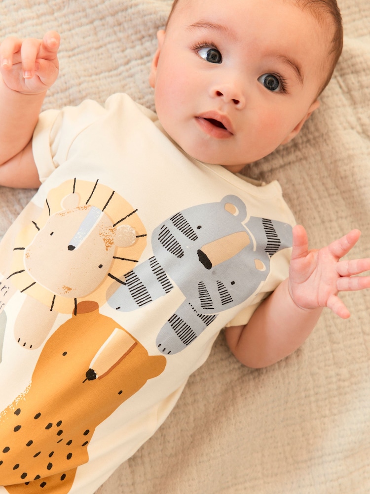Minerals Character Baby Jersey Rompers 3 Pack - Image 10 of 11