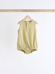Green Dinosaur Baby Bloomer Jersey Rompers 4 Pack - Image 5 of 12
