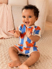 Rjava majica za na plažo Character - dojenček Jersey 100% Cotton haljica za igranje 3 komplet - Slika 11 iz 13