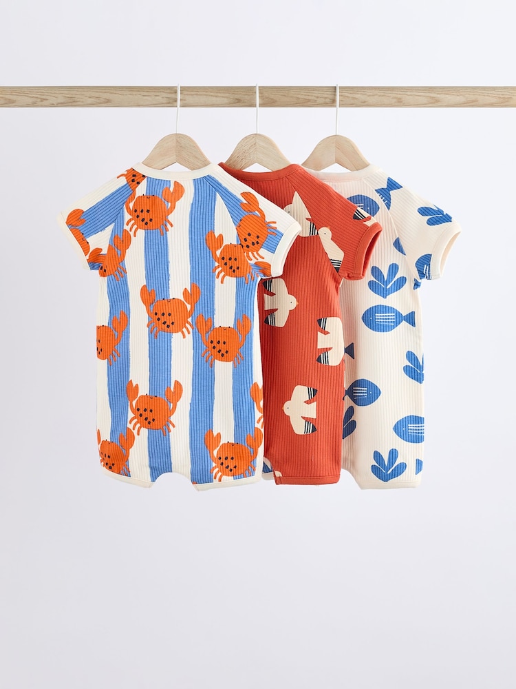 Rjava majica za na plažo Character - dojenček Jersey 100% Cotton haljica za igranje 3 komplet - Slika 2 iz 13