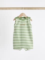 Bright Farm Baby Jersey Rompers 3 Pack - Image 4 of 10