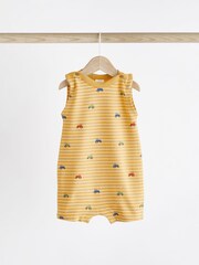 Bright Farm Baby Jersey Rompers 3 Pack - Image 5 of 10