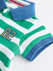 Leuchtende Blockfarben - Strampelanzüge mit Kragen aus 100 % Baumwolljersey im 2 er-Pack - Bild 7 von 9