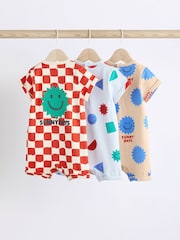 Bright Character Baby Jersey Rompers 3 Pack - Image 2 of 8