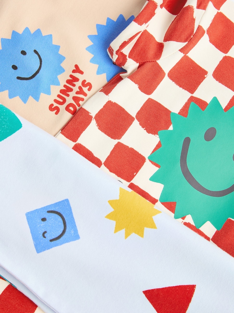 Bright Character Baby Jersey Rompers 3 Pack - Image 8 of 8